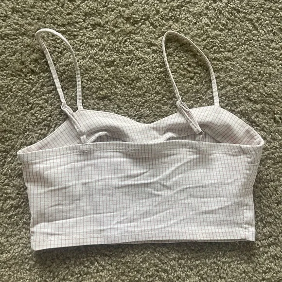 Altar’d State Pink and White Gingham Set 🎀 Top M/Bottom L - Picture 5 of 8